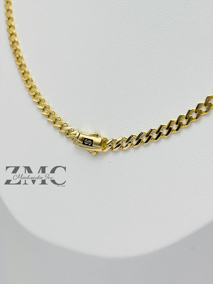 18K Gold M Chain/Necklace