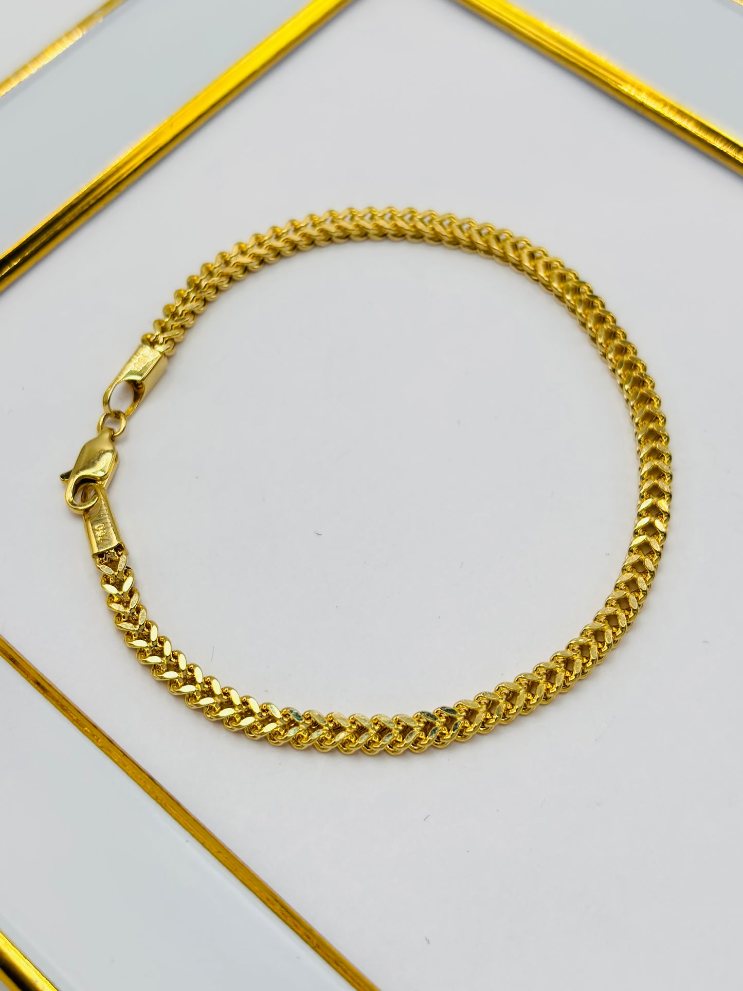 18K Gold Foxtail Bracelet