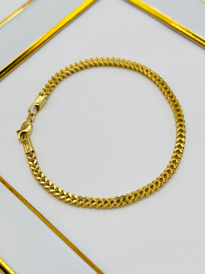 18K Gold Foxtail Bracelet