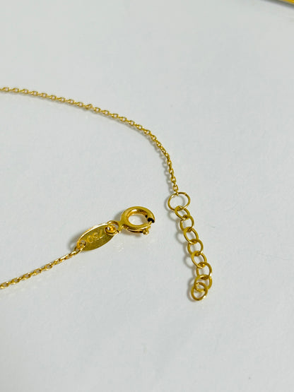 18K Gold Double Circle Bracelet