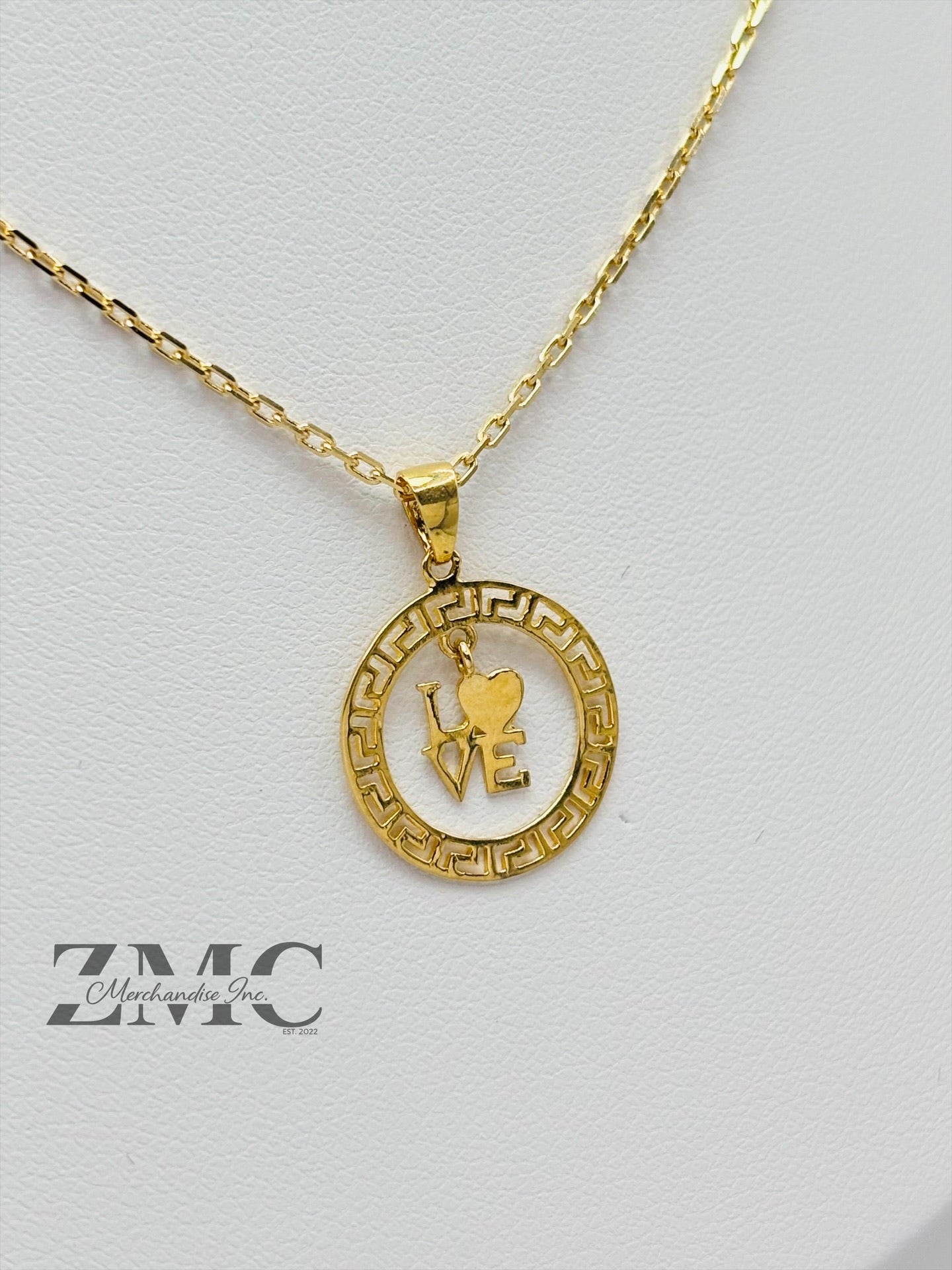 18K Gold Love Necklace