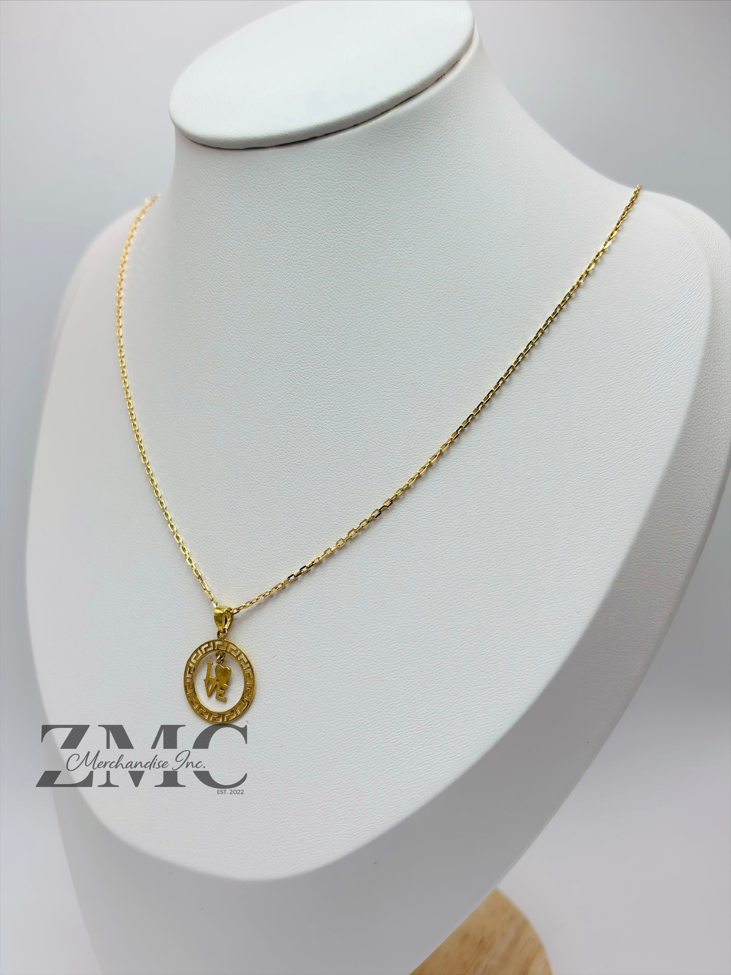 18K Gold Love Necklace