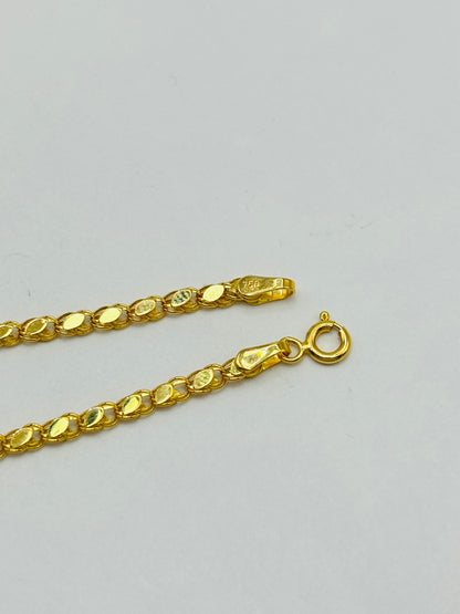 18K Gold Slim Damascus Bracelet