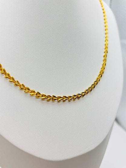 18K Gold Phoenix Chain and Bracelet Set