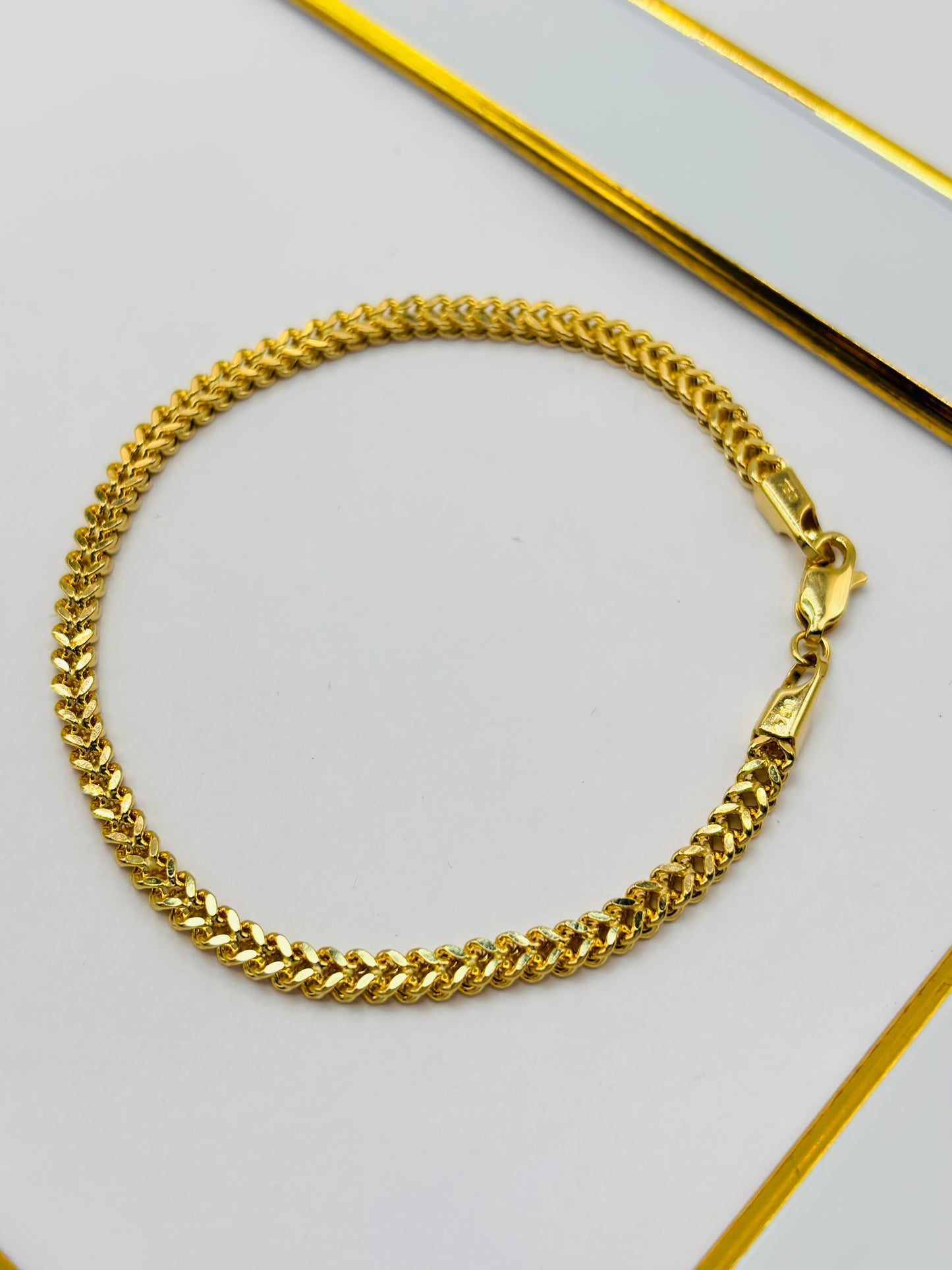 18K Gold Foxtail Bracelet