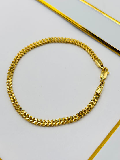 18K Gold Foxtail Bracelet
