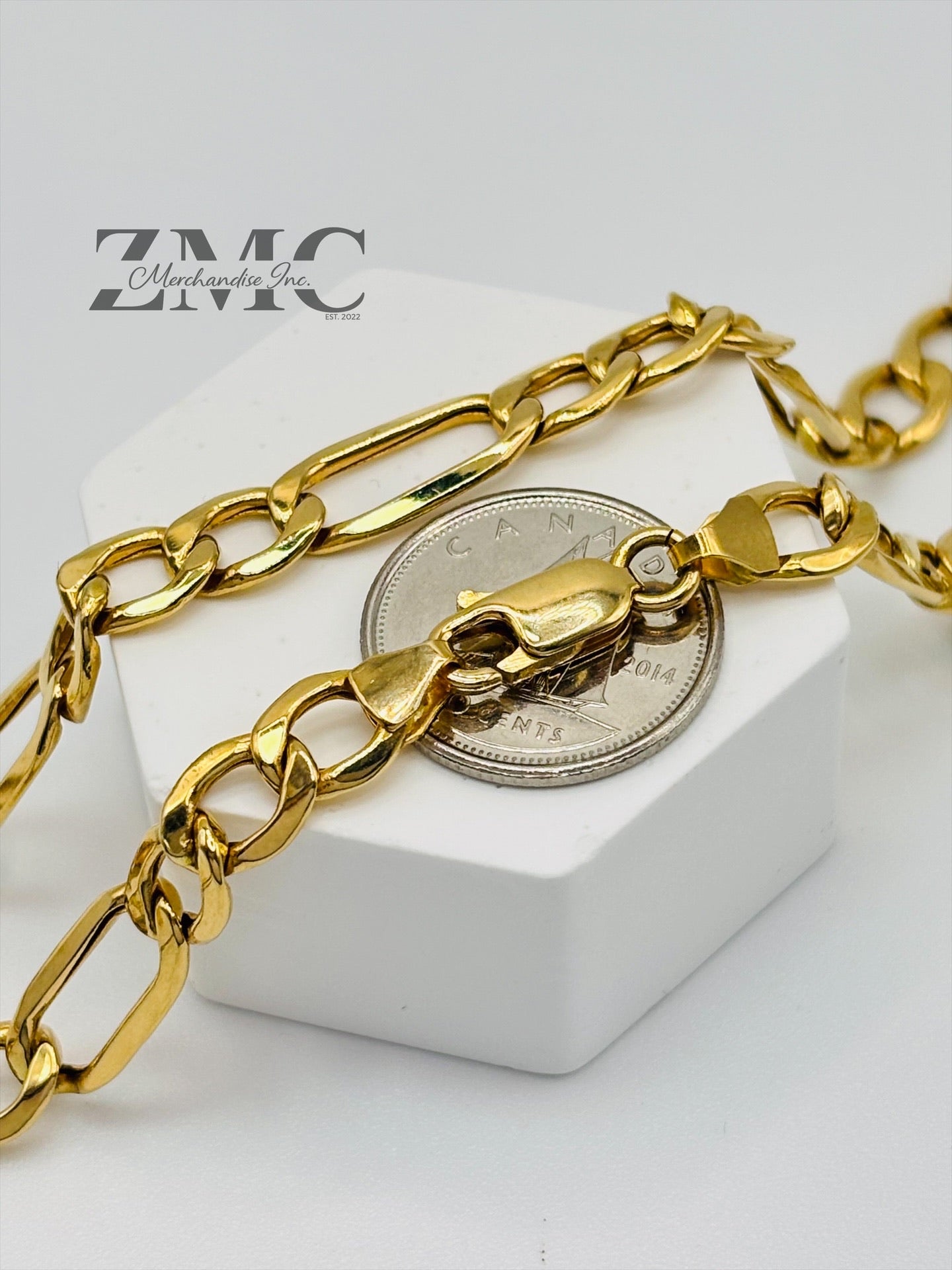 18K Gold Figaro Chain