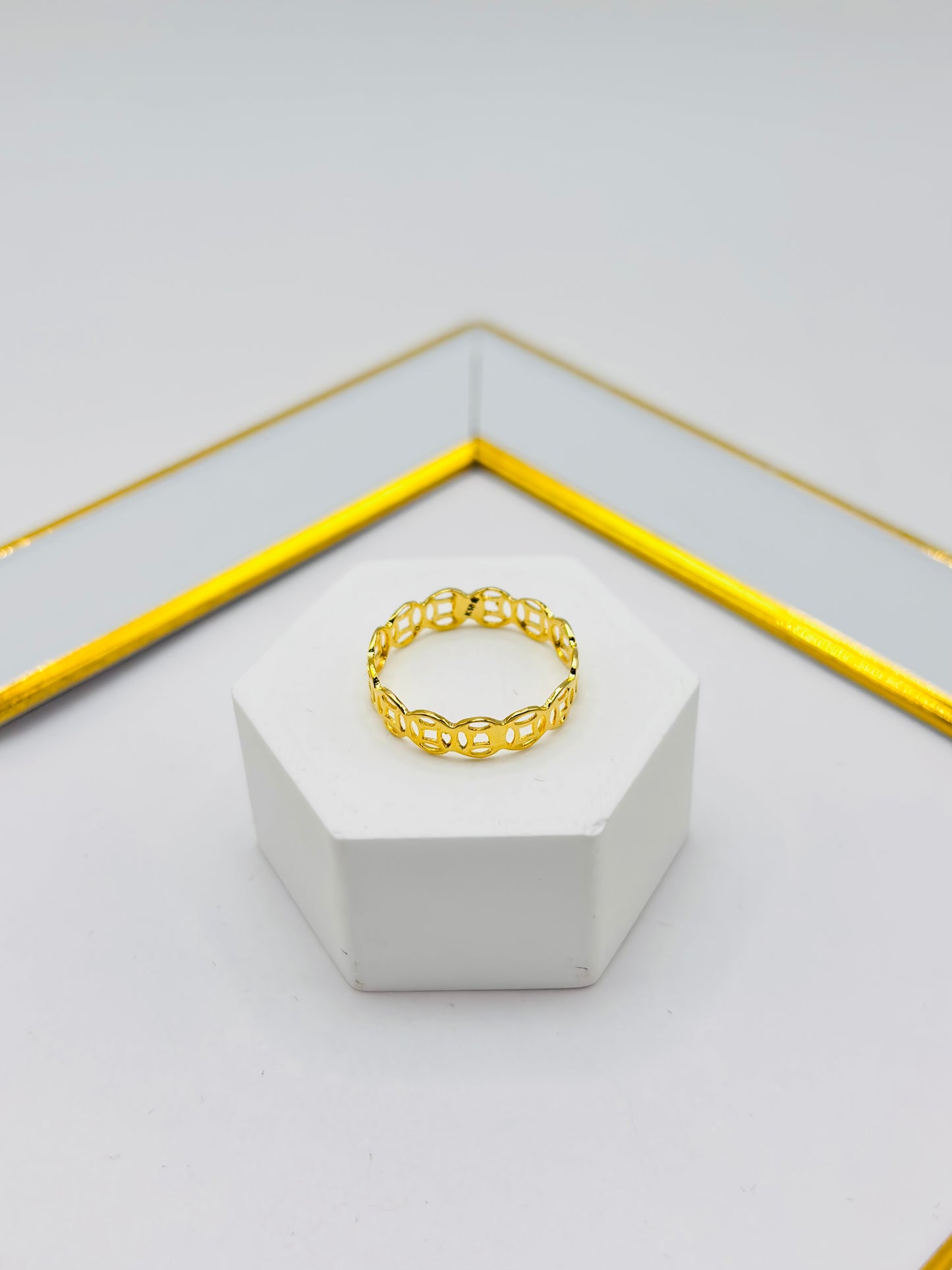 K18 Japan Money Catcher Ring