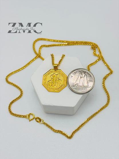 18K Gold Lucky Necklace