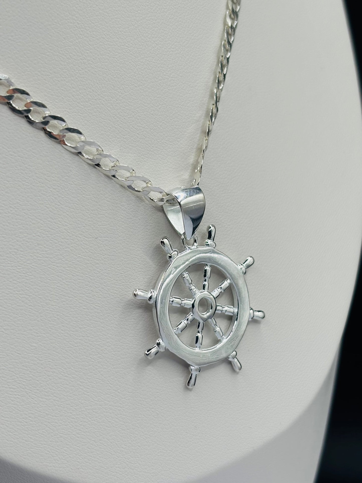 S925 Silver Anchor Necklace