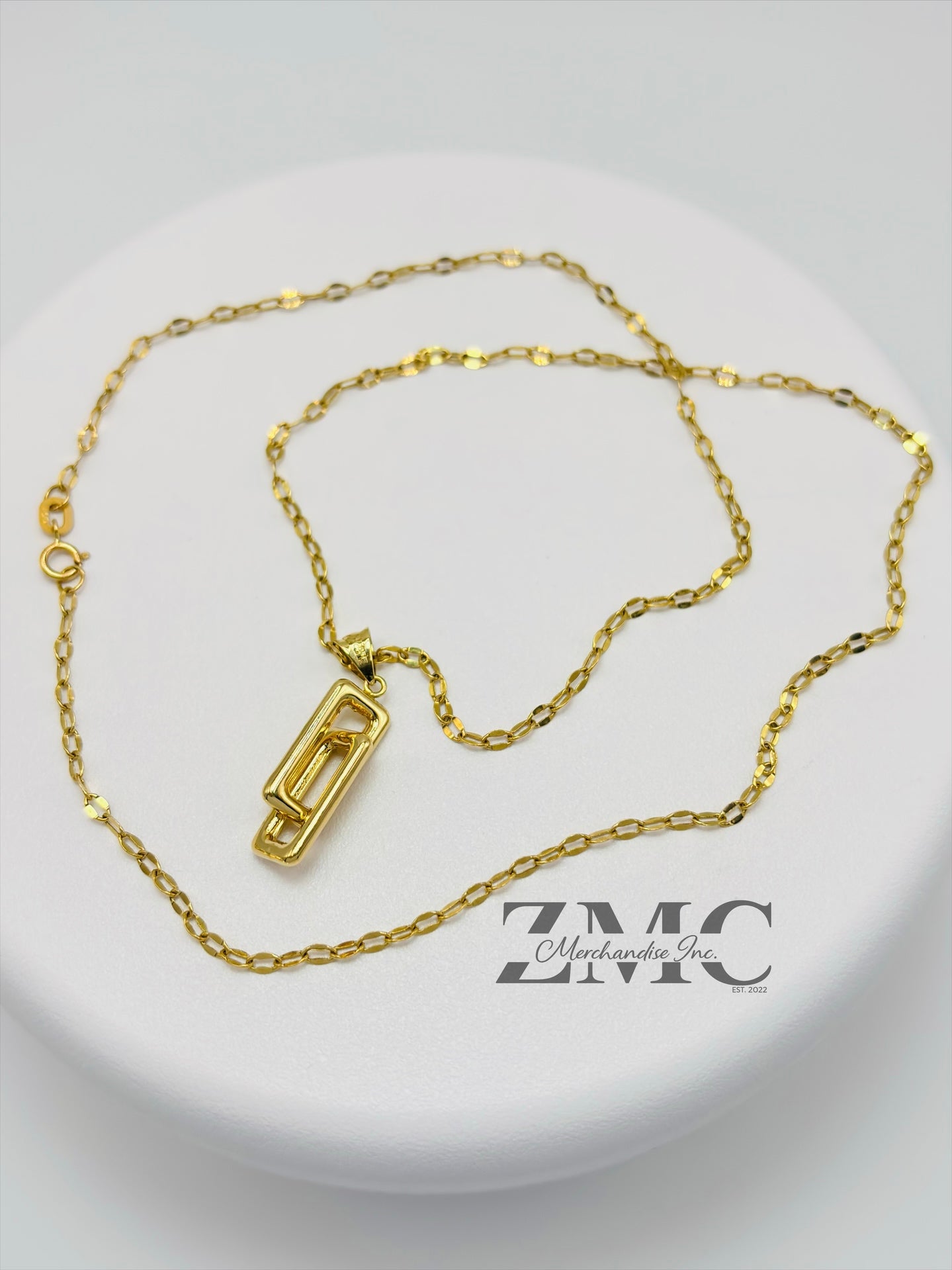 18K Gold Boteg*a Necklace