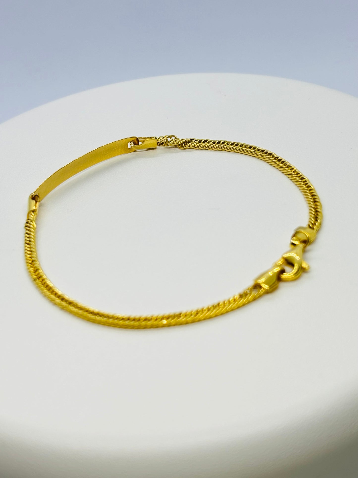 18K Gold Name Bracelet