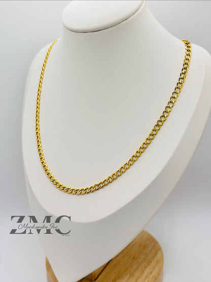 18K Gold Curb Chain