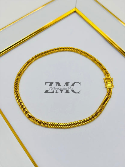 18K Gold Triple Lock Bracelet