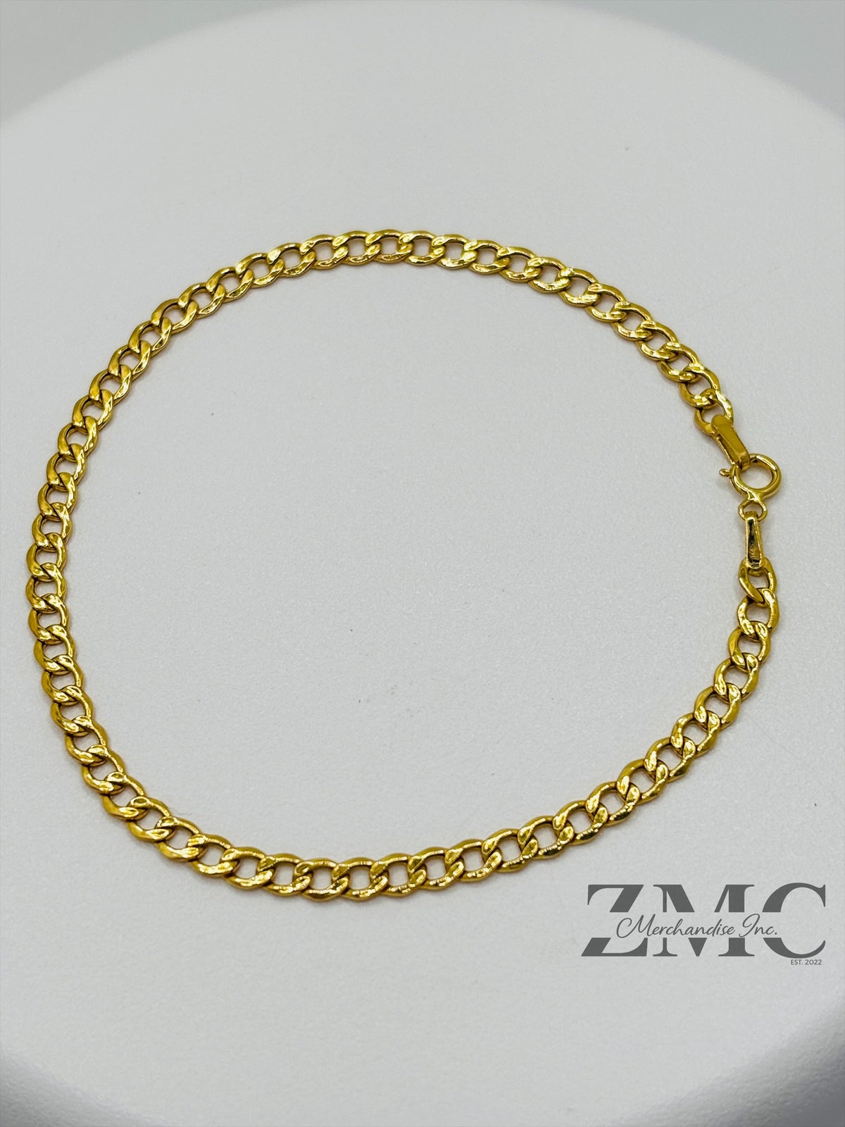 18K Gold Cadena Bracelet 3.4 mm