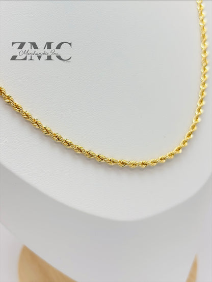 18K Gold Rope Chain