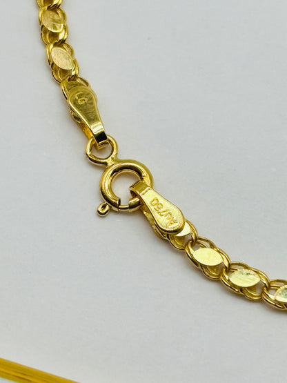 18K Gold Damascus Slim Bracelet