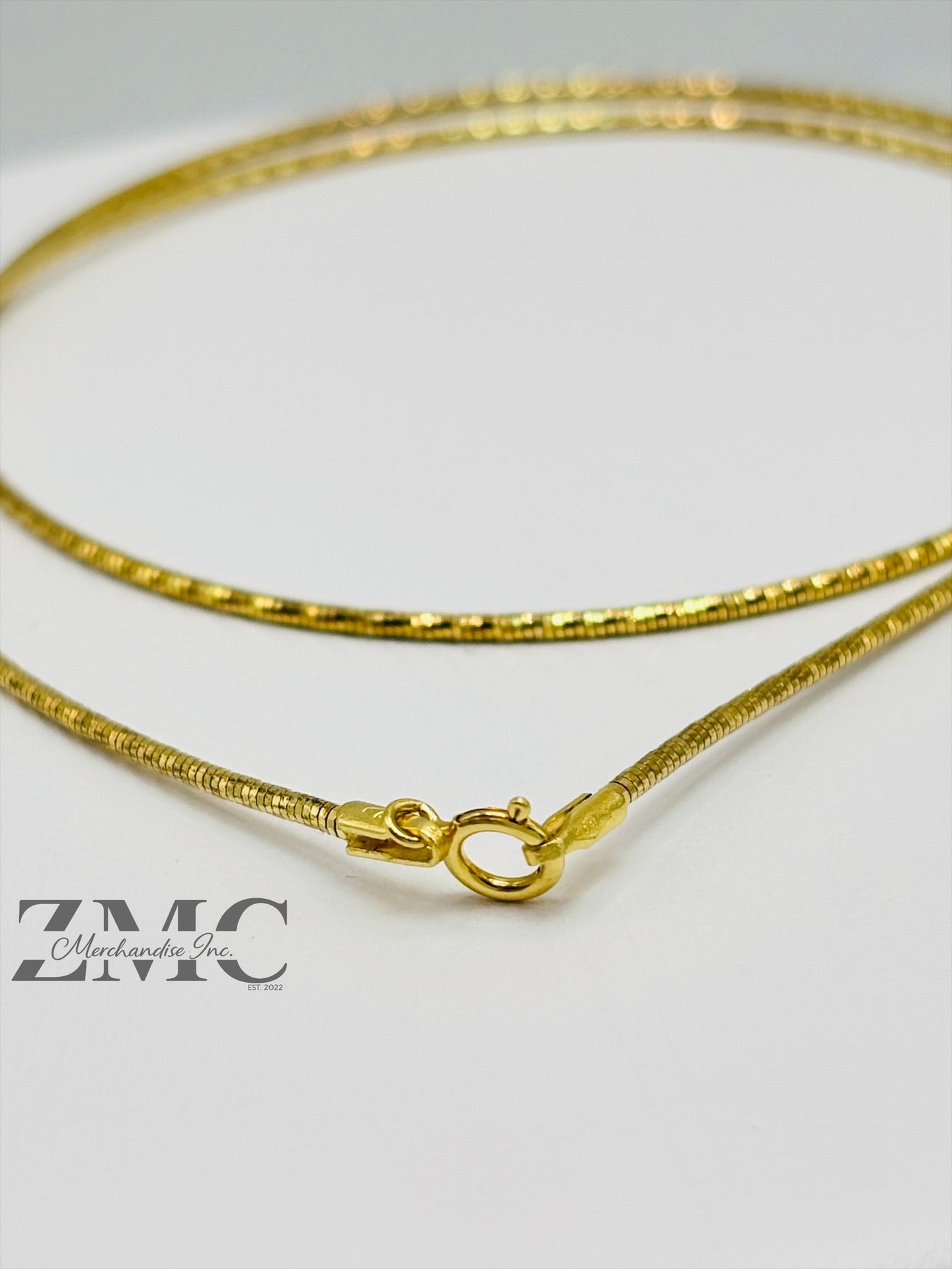 18k Gold Omega Chain