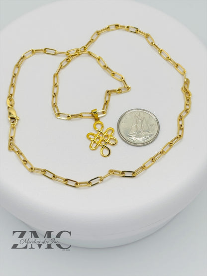 18K Gold Lucky Mystic Necklace