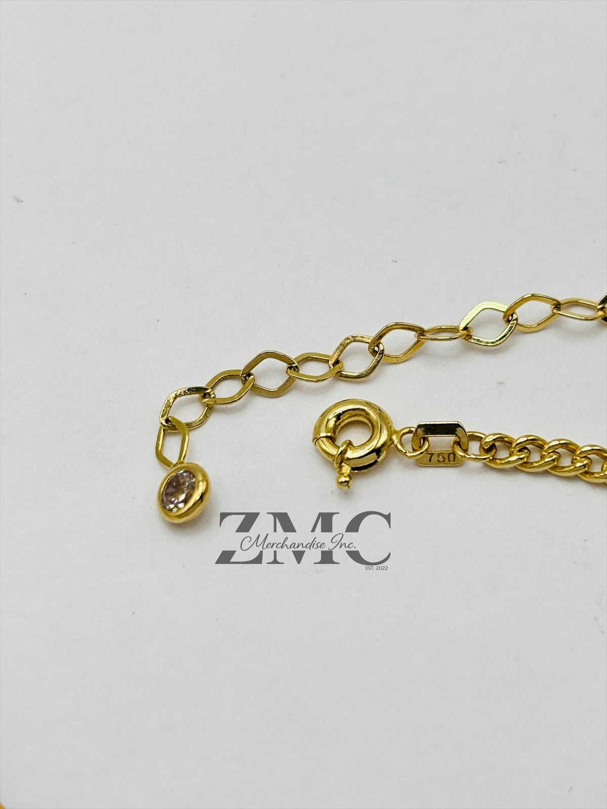 18K Gold Heart Bracelet