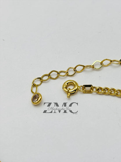 18K Gold Heart Bracelet