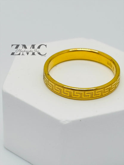 18K Gold Ver Couple Ring