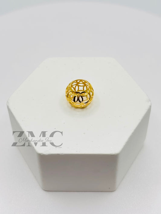 18K Gold Money Catcher Pendant