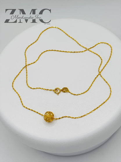18K Gold Money Cather Necklace