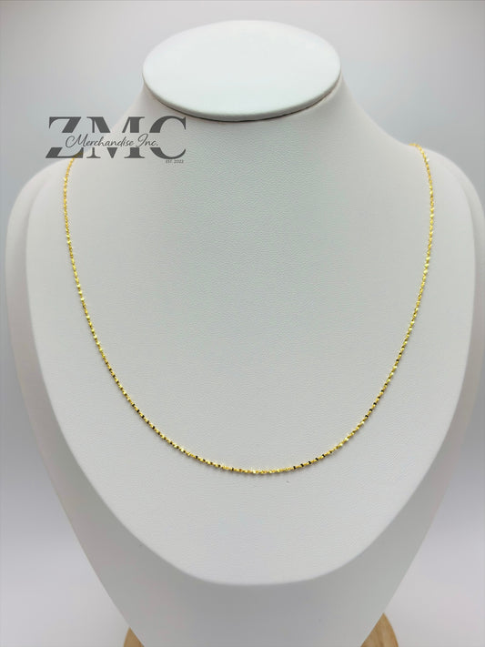 18K Gold Mirror Chain