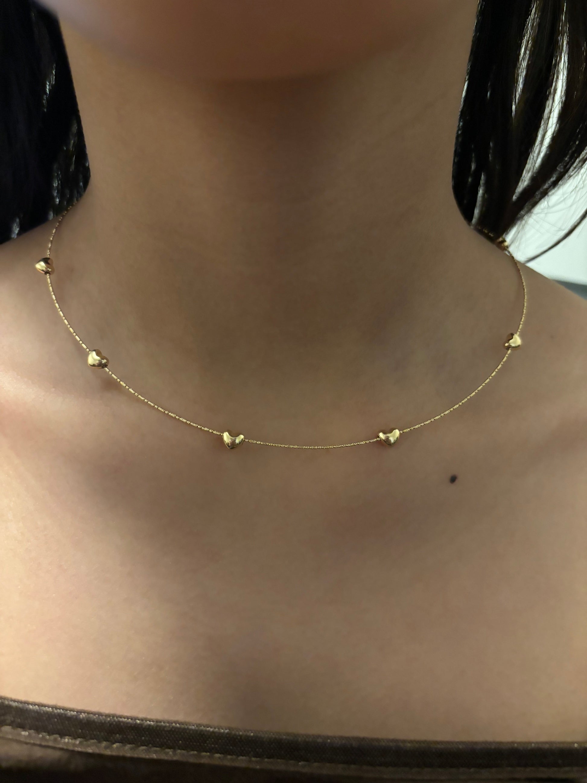 Saudi Gold 18k Gold Omega Necklace 18k Japan Gold Omega