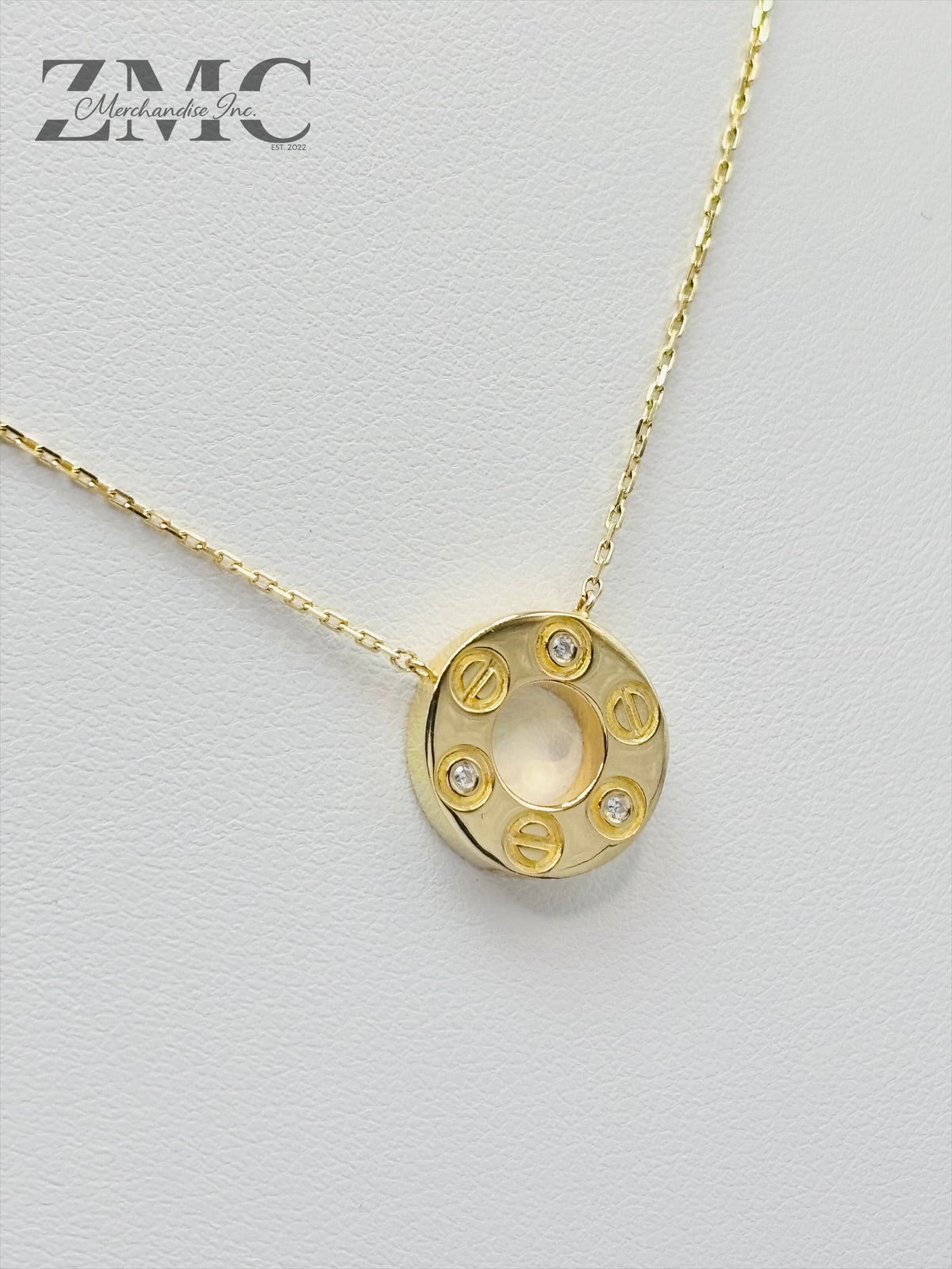 18K Gold Love Attached Necklace