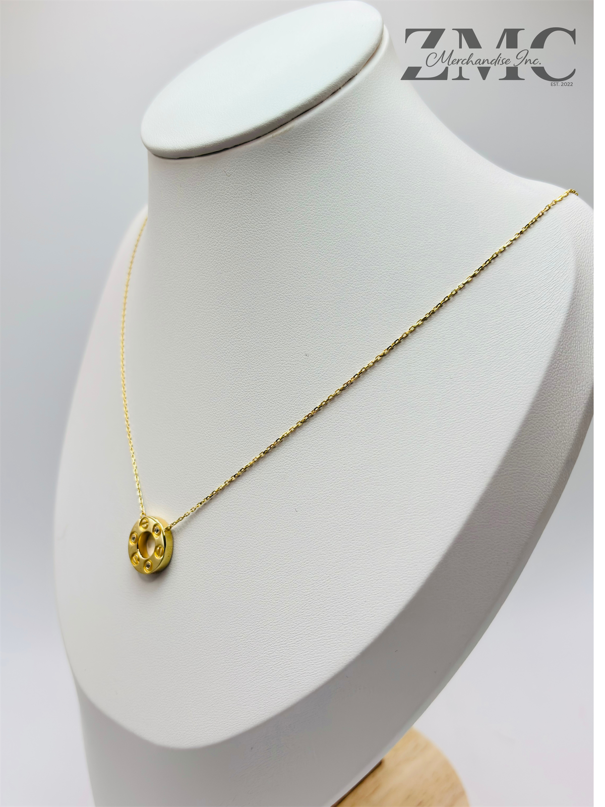 18K Gold Love Attached Necklace