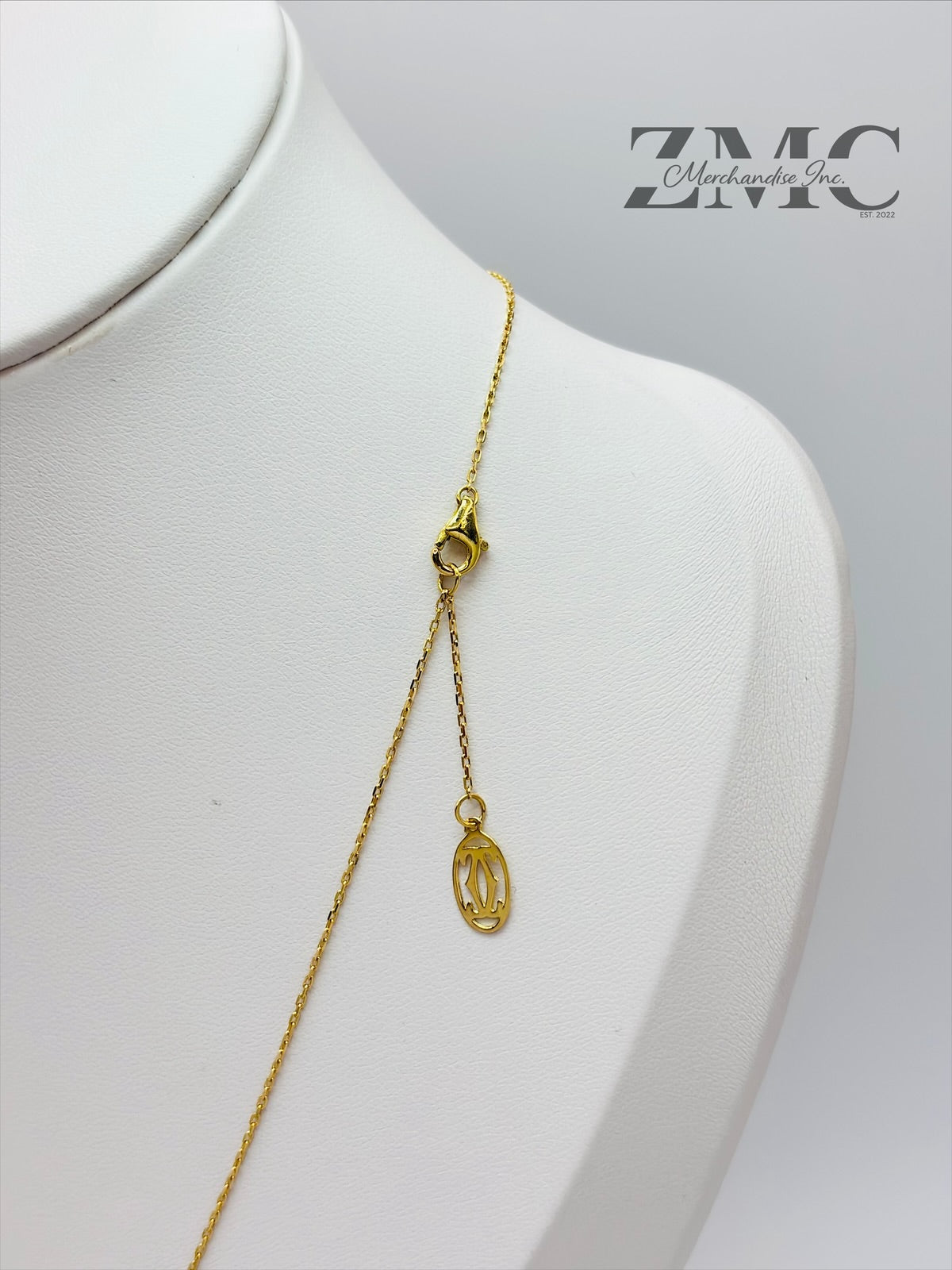 18K Gold Love Attached Necklace
