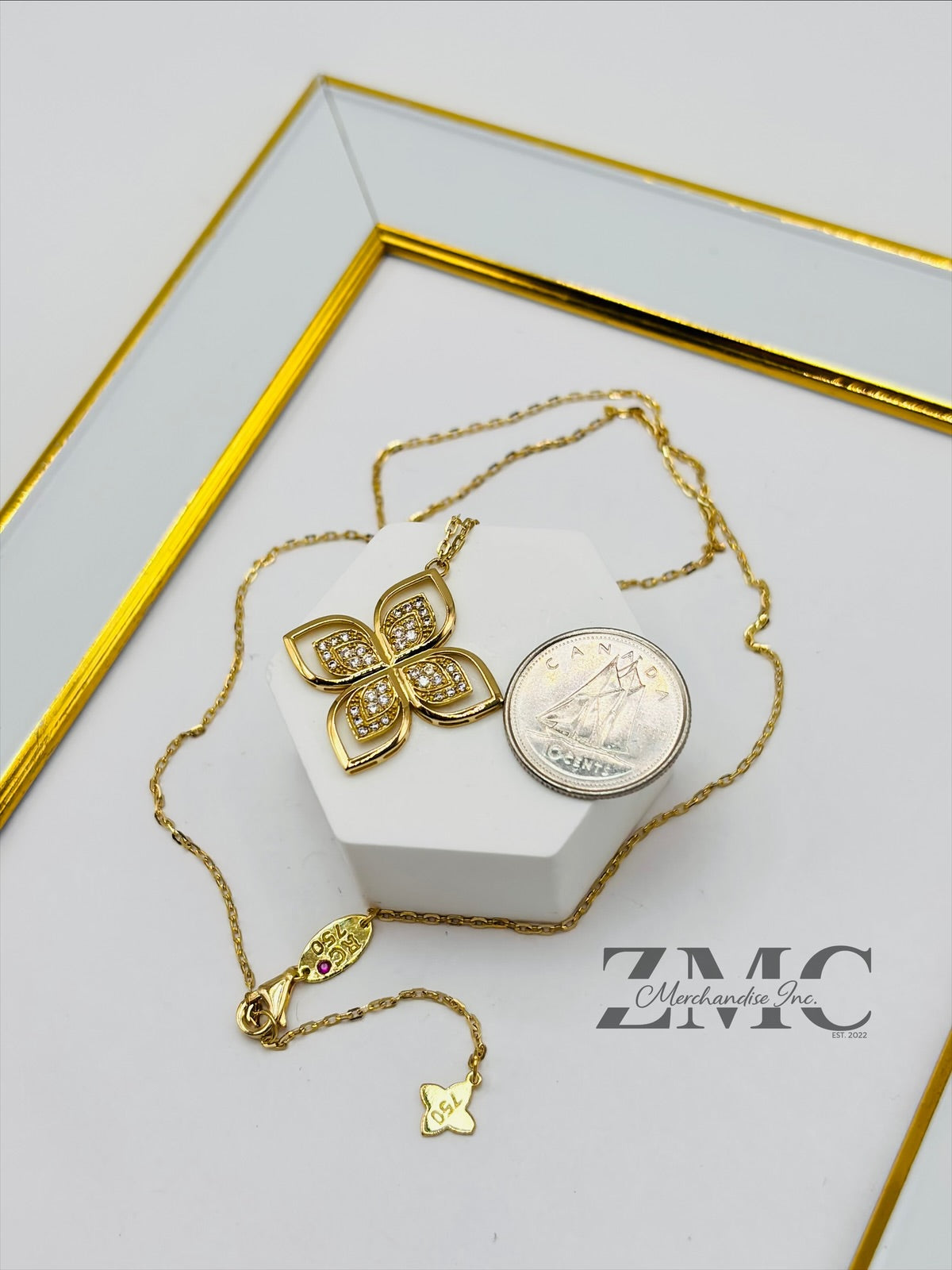 18K Gold RC Necklace