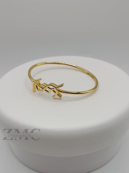 18K Gold Bangle