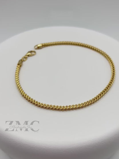18K Gold Foxtail Bracelet