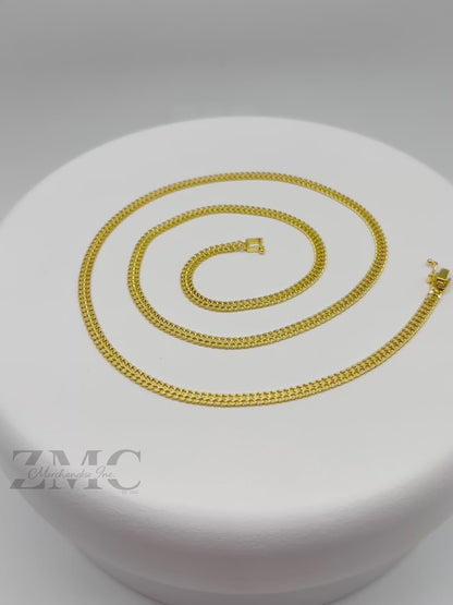 K18 Japan Gold Heartbiz Chain
