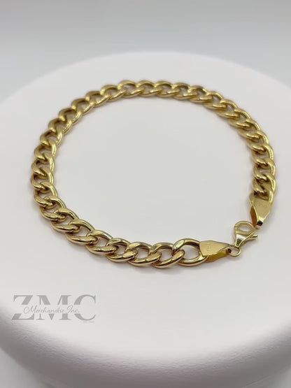 18K Gold Curb Bracelet