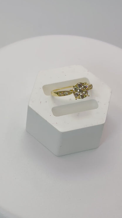 K18 Japan Gold Solitaire 0.50 carat Natural Diamond Ring