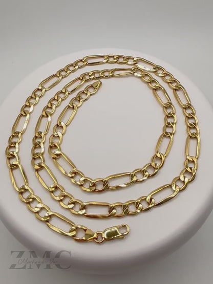 18K Gold Figaro Chain
